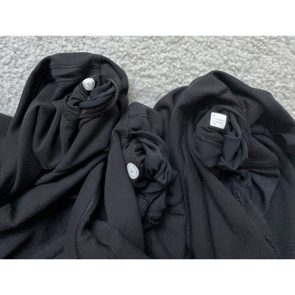 Lululemon Wunder Train HR 25" Black Leggings Size 4 Bundle Lot of 3 - Picture 4 of 11